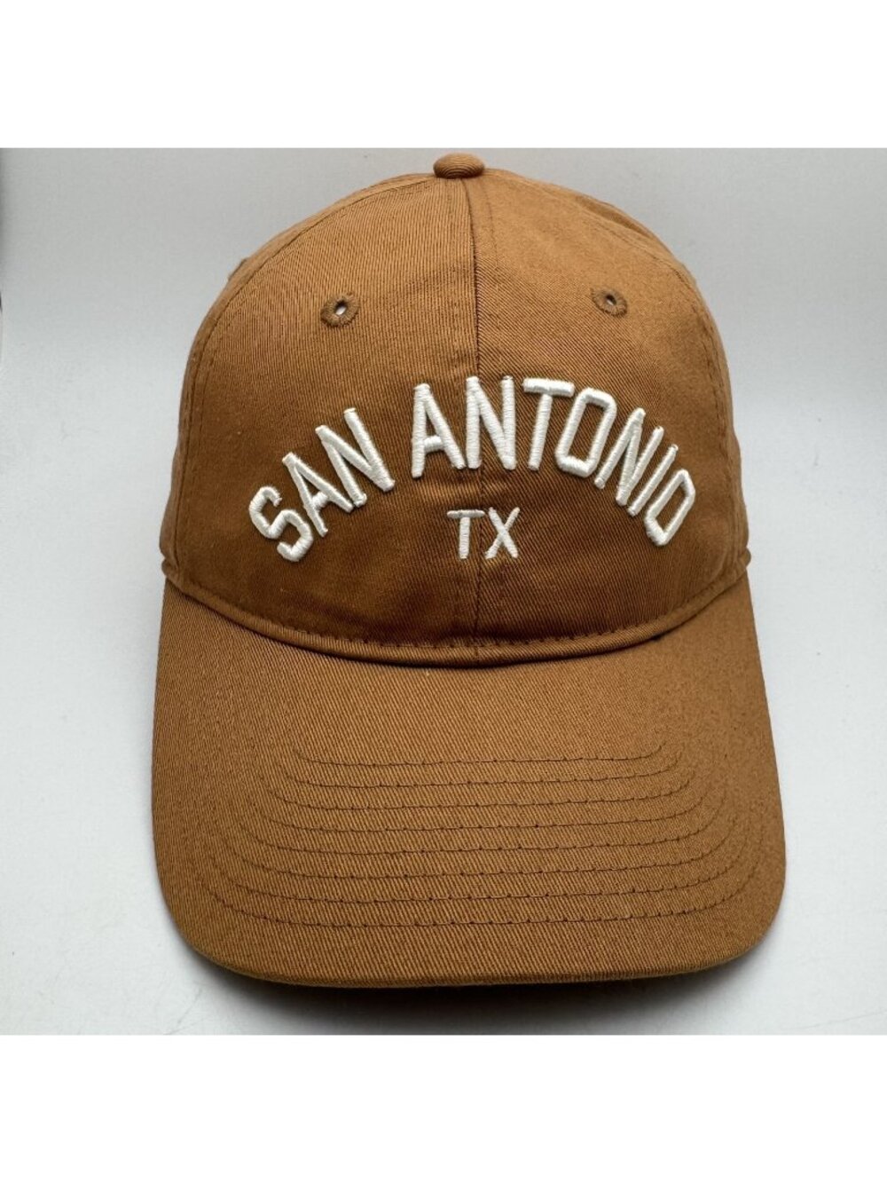 San Antonio TX The Alamo Brown Baseball Cap Adjustable Hat Men's GEAR for Sports